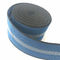 3 بوصة أريكة حزام مطاط 70 مم العرض الأزرق 10 ٪ -20 ٪ استطالة مع خطوط بيضاء المزود