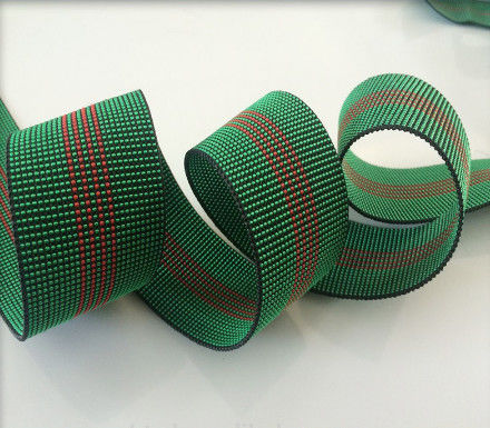 50MM اللون الأخضر الترامبولين حزام قوي مرونة المنسوجات المنزلية 50G / M المزود