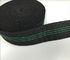 حزام PP صوفا مرنة حزام 68g / M اللون الأسود مع 3 خطوط خضراء المزود