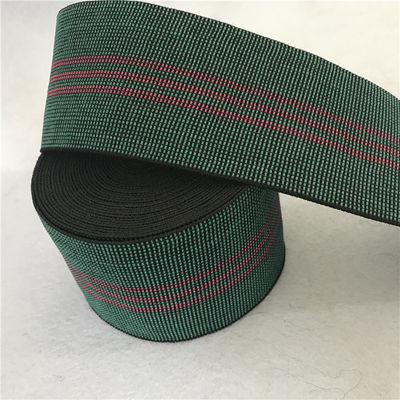 40 ٪ استطالة عالية القوة حزام البوليستر حزام عرض 8CM اللون الأخضر المزود